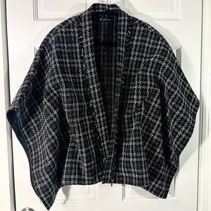 INC black and white blazer